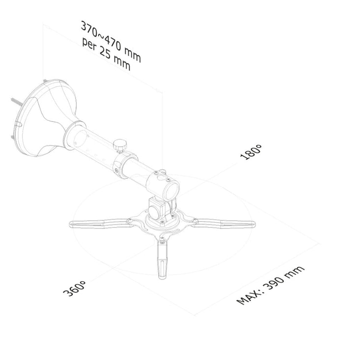 Стойка Neomounts by NewStar Projector Wall Mount