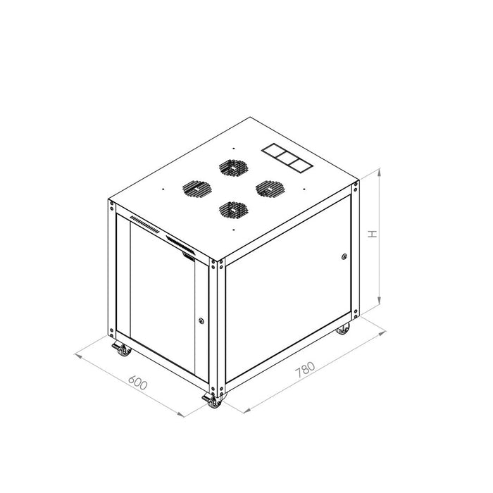 Комуникационен шкаф Formrack 19’ Free