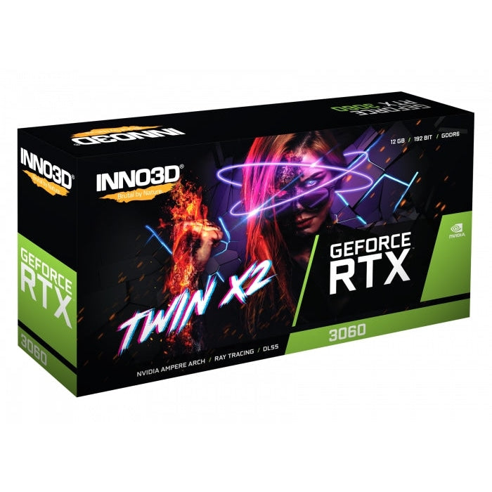 Видео карта Inno3D GeForce RTX 3060 Twin X2