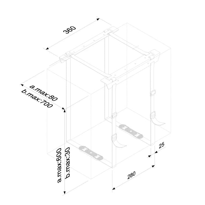 Стойка Neomounts by NewStar CPU Holder (height PC: 3