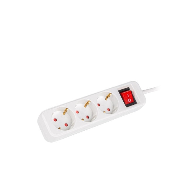 Разклонител Lanberg power strip 1.5m 3 sockets