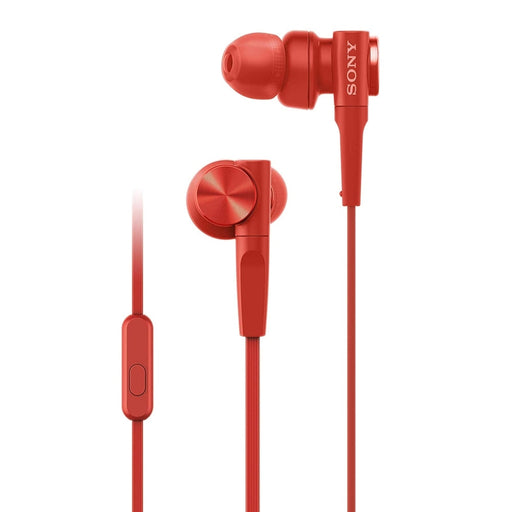Слушалки Sony Headset MDR - XB55AP red