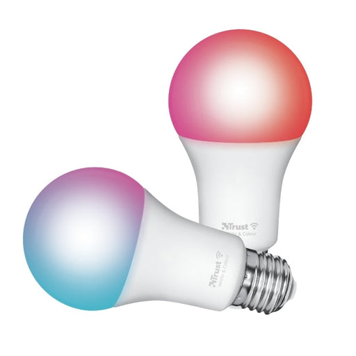 Крушка TRUST Smart WiFi RGB LED Bulb E27 Duo Pack