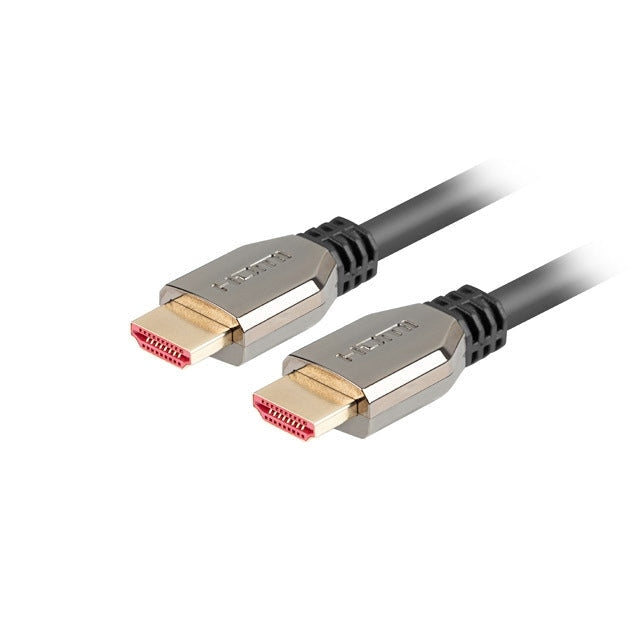 Кабел Lanberg HDMI M/M V2.1 1m 8K 60Hz black