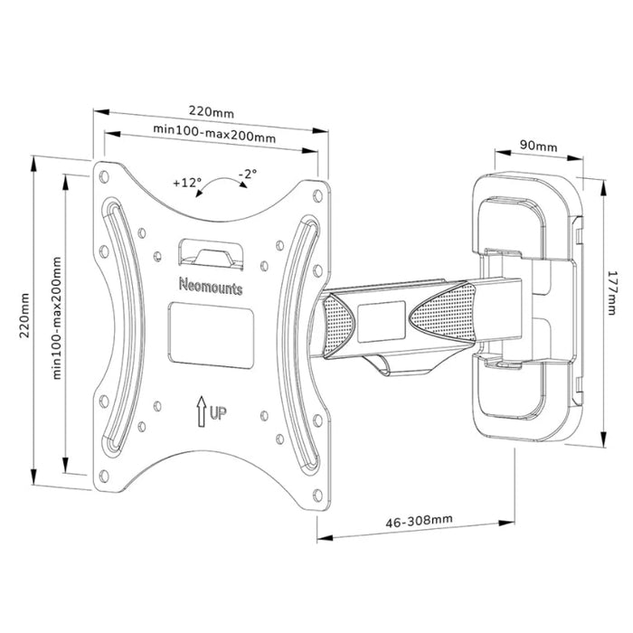 Стойка Neomounts by Newstar Screen Wall Mount (full