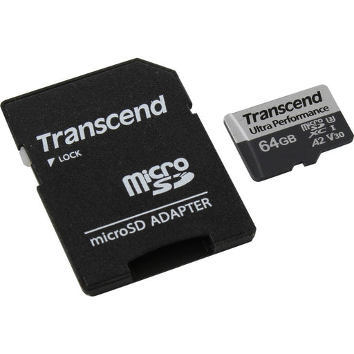 Памет Transcend 64GB microSD with adapter UHS - I U3