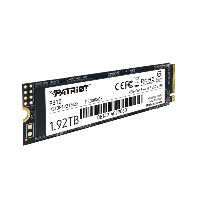 Твърд диск Patriot P310 1.92TB M.2 2280 PCIE