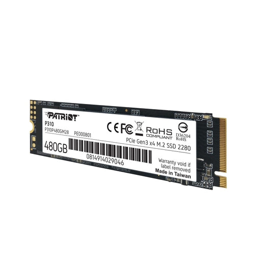 Твърд диск Patriot P310 480GB M.2 2280 PCIE