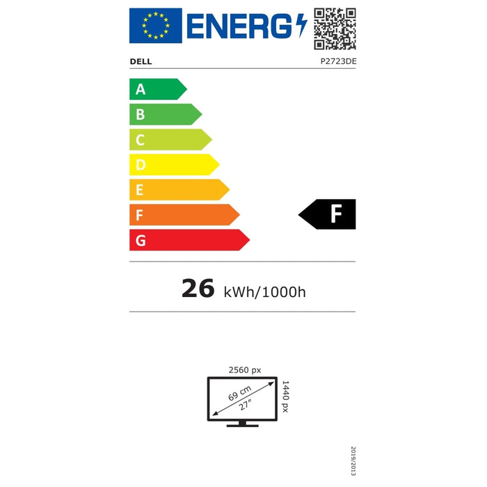 Монитор Dell P2723DE 27’ Wide LED AG IPS Panel 5ms