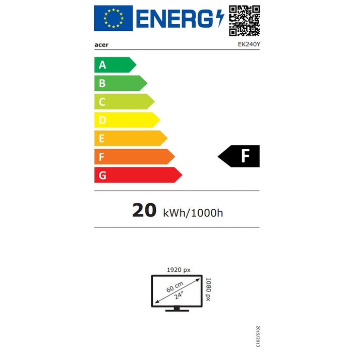 Монитор Acer EK240YCbi 23,8’ Wide VA WLED Anti