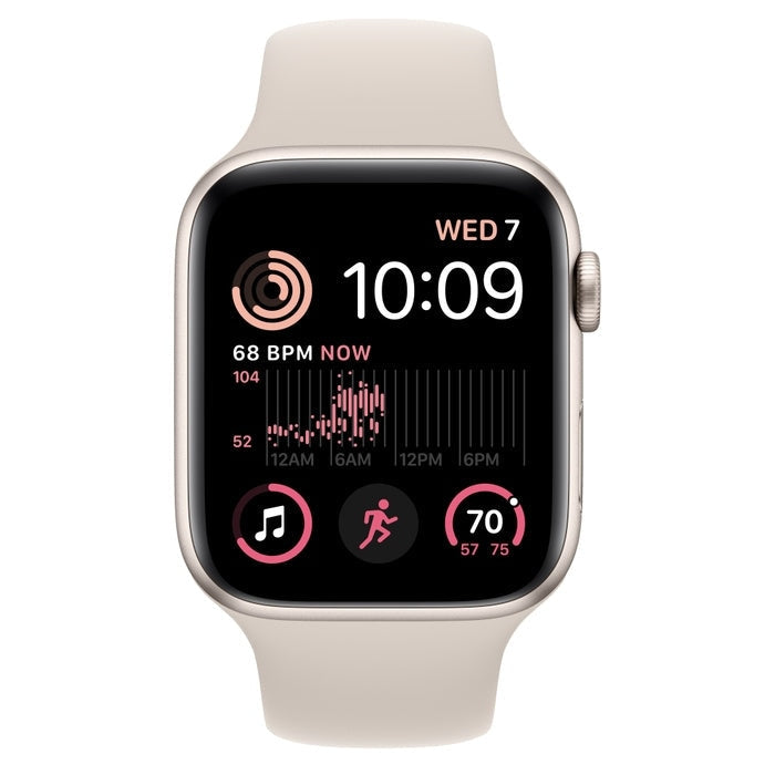 Часовник Apple Watch SE2 GPS 44mm Starlight