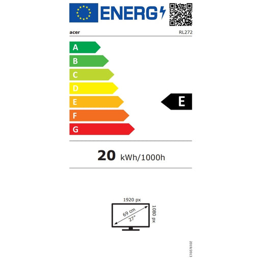 Монитор Acer Vero RL272yii 27’ IPS LED Anti