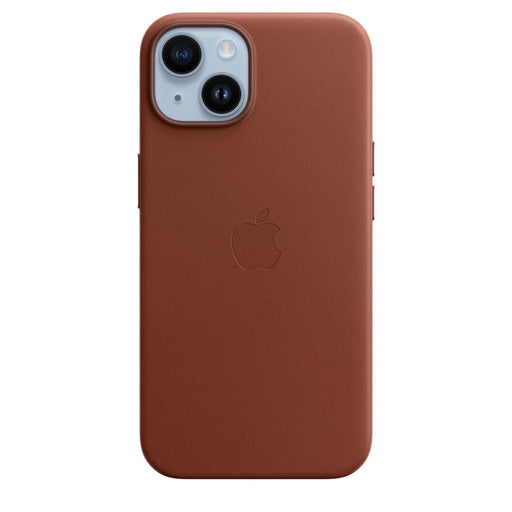 Калъф Apple iPhone 14 Leather Case with MagSafe - Umber