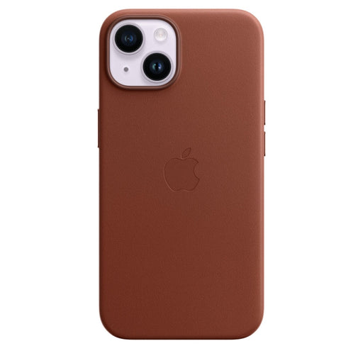 Калъф Apple iPhone 14 Leather Case with MagSafe - Umber