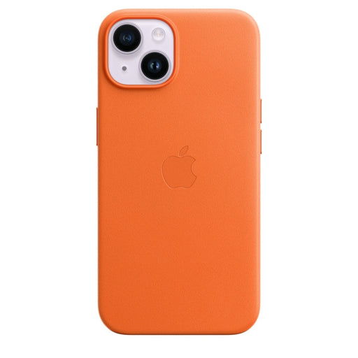 Калъф Apple iPhone 14 Leather Case with MagSafe - Orange