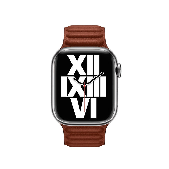 Каишка за часовник Apple Watch 41mm Umber Leather Link - S/M