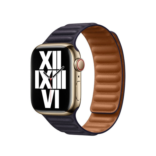 Каишка за часовник Apple Watch 41mm Ink Leather Link - M/L