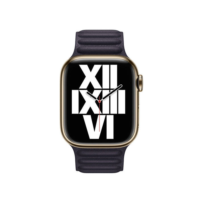 Каишка за часовник Apple Watch 41mm Ink Leather Link - M/L