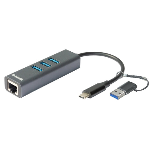 Адаптер D - Link USB - C/USB to Gigabit Ethernet