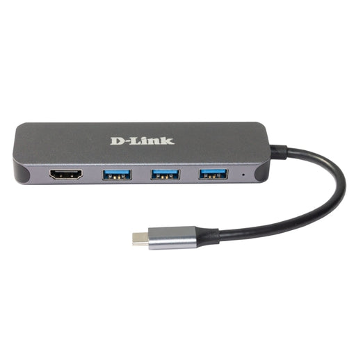 USB хъб D - Link 5 - in - 1 USB - C Hub with HDMI/Power