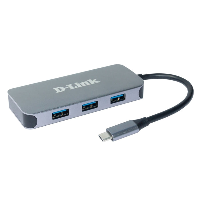 USB хъб D - Link 6 - in - 1 USB - C Hub with