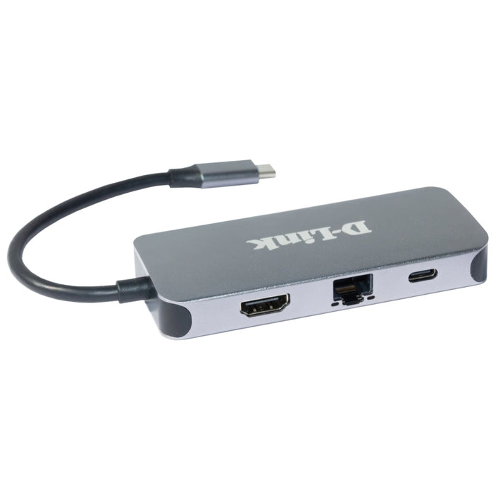 USB хъб D - Link 6 - in - 1 USB - C Hub with