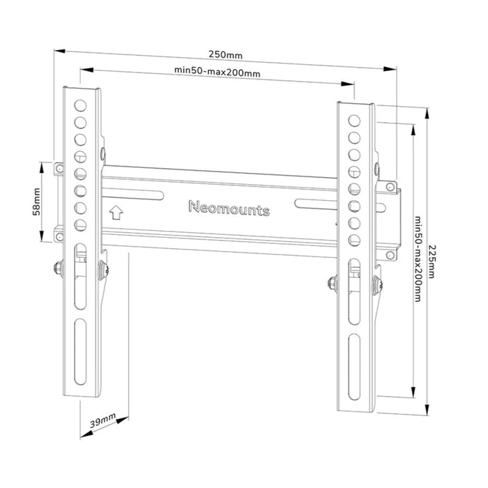 Стойка Neomounts by NewStar Screen Wall Mount (fixed