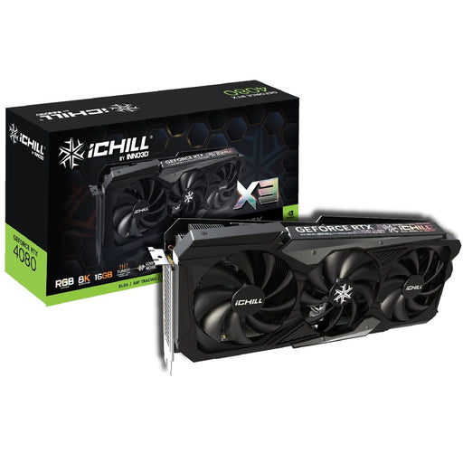 Видео карта Inno3D GeForce RTX 4080 16GB ICHILL X3