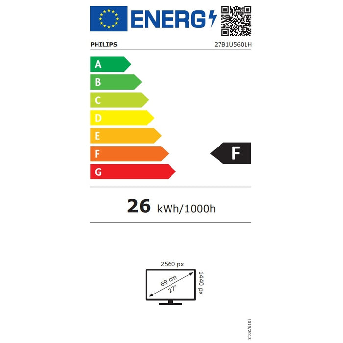 Монитор Philips 27B1U5601H 27’ IPS WLED 2560x1440