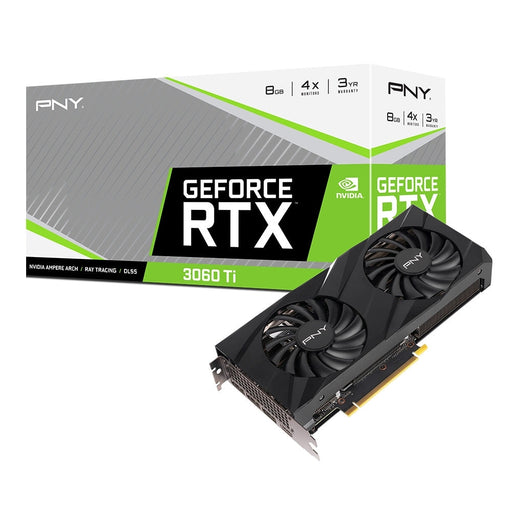 Видео карта PNY GEFORCE RTX 3060 Ti 8GB VERTO Dual Fan LHR