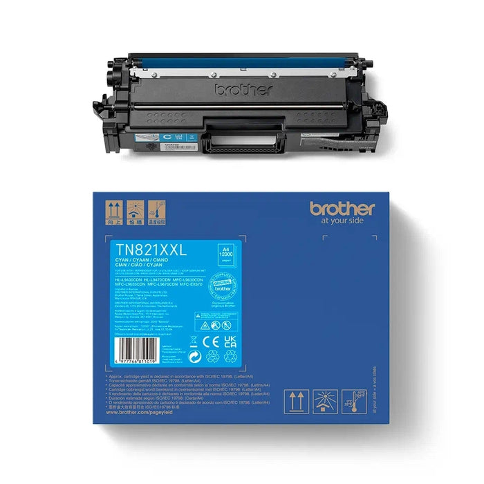 Консуматив Brother TN - 821XXLC Cyan Toner