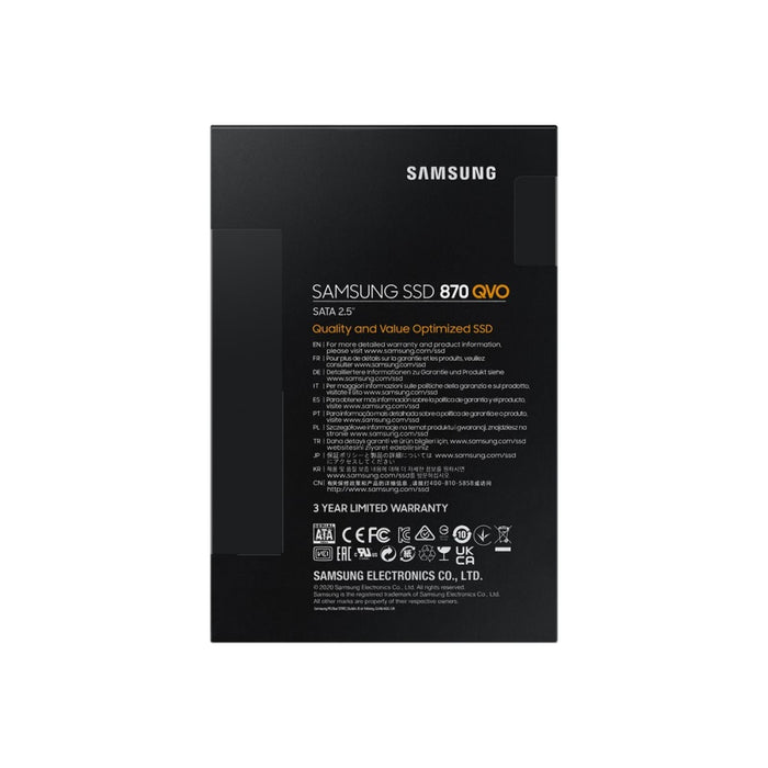 SAMSUNG SSD 870 QVO Series 2TB V - NAND Flash 2.5inch Slim