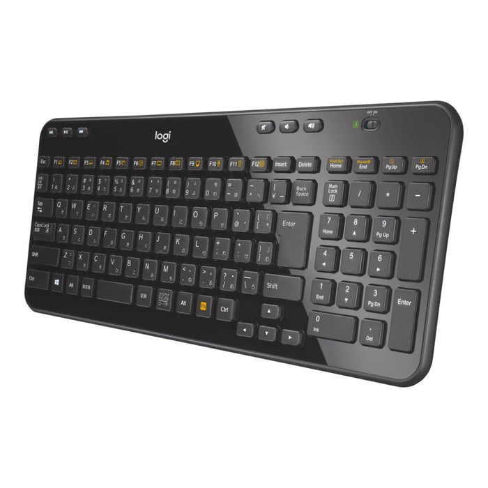 LOGI K360 безжична клавиатура USB черна - NSEA (US)