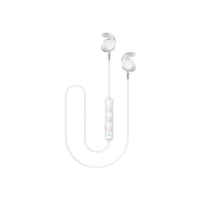 PHILIPS слушалки с микрофон UpBeat Bluetooth 8.2мм бели