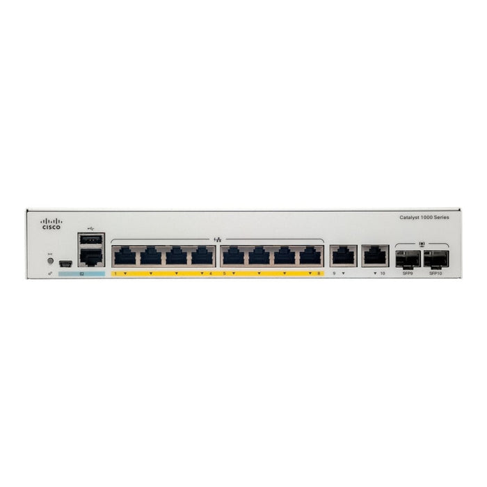 Комутатор CISCO Catalyst 1000 8 - Port Gigabit PoE