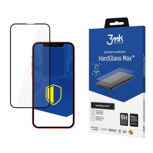 Скрийн протектор 3mk HardGlass Max™ за Apple iPhone 13 черен