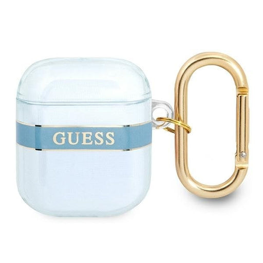 Калъф Guess GUA2HHTSB за AirPods 1/2. син Strap Collection