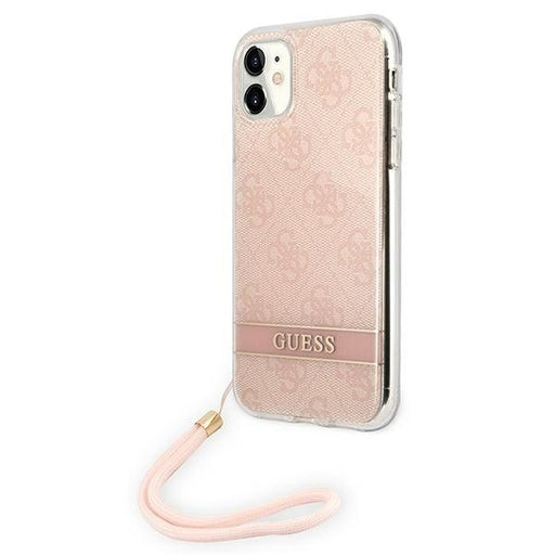 Кейс Guess GUOHCN61H4STP за iPhone 11 розов