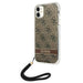 Кейс Guess GUOHCN61H4STW за iPhone 11 кафяв