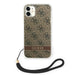 Кейс Guess GUOHCN61H4STW за iPhone 11 кафяв