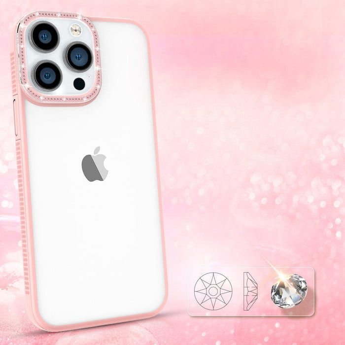 Кейс Kingxbar Sparkle Series за iPhone 13 Pro Max, розов