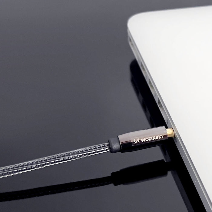 Удължителен AUX кабел Wozinsky 3.5mm мини жак 3m черен