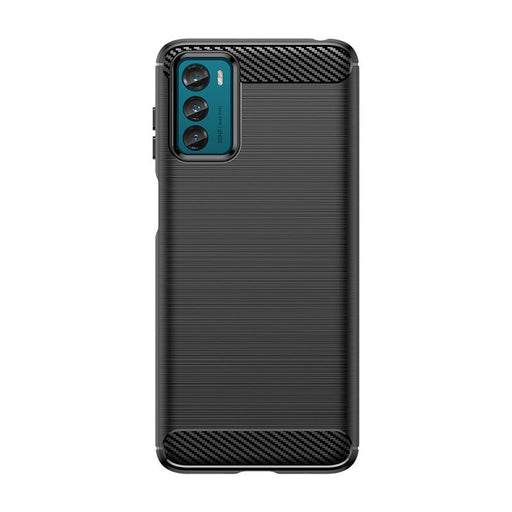 Силиконов кейс Carbon Case за Motorola Moto G42 гъвкав черен