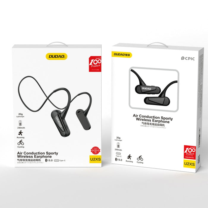 Безжични спортни слушалки Dudao U2XS Air Bluetooth 5.0 Черен