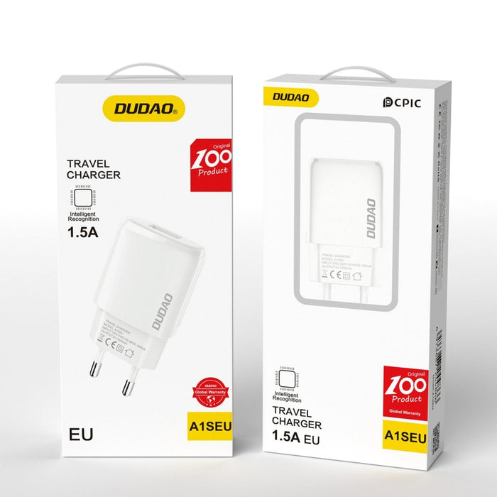 Адаптер Dudao USB - A 7.5W бял (A1sEU)