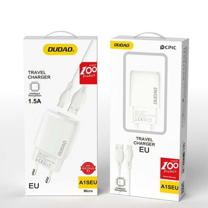 Адаптер Dudao USB - A 7.5W с към Micro - USB