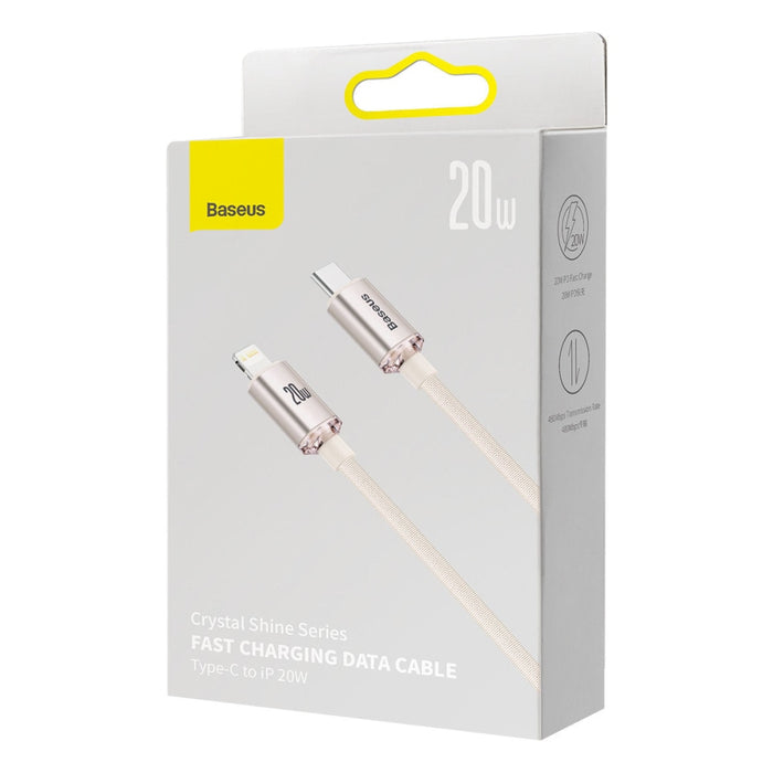 Кабел Baseus Crystal Shine USB към Lightning 2.4A
