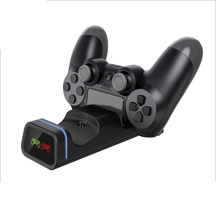 Зареждаща станция Dobe за PS4 контролери Черен