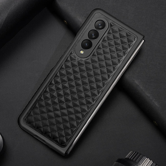 Кожен кейс Dux Ducis Venice за Samsung Galaxy Z Fold4 черен