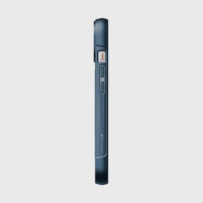 Кейс Raptic X-Doria Clutch Case за iPhone 14 with MagSafe, син гръб